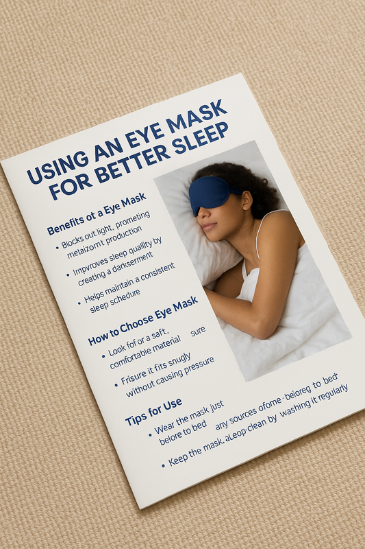 Image showing a woman sleeping with eye mask