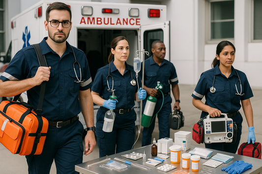 Image showing drugs and EMS device