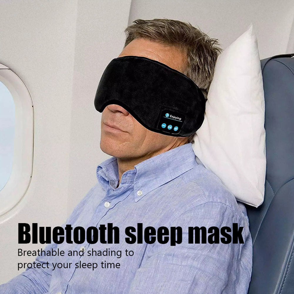 Product Title:
Bluetooth Sleep Mask with Headphones – RoHS Certified Wireless Eye Mask for Sleeping, Travel & Meditation – Built-In HD Stereo Sound & Adjustable Fit