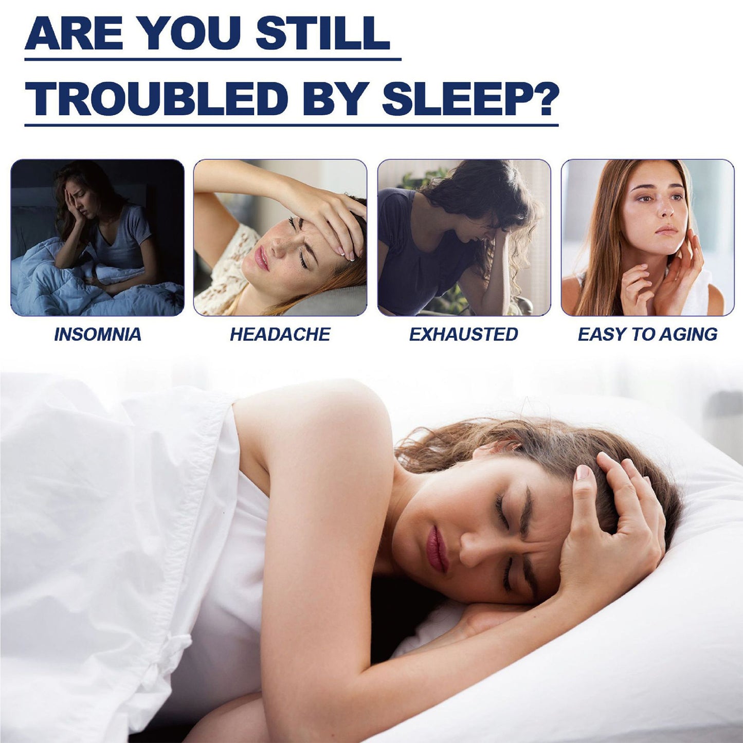 Sleep Aid Patches – Natural Sleep Support for Insomnia, Anxiety & Jet Lag | 48 Herbal Patches for Restful Sleep
