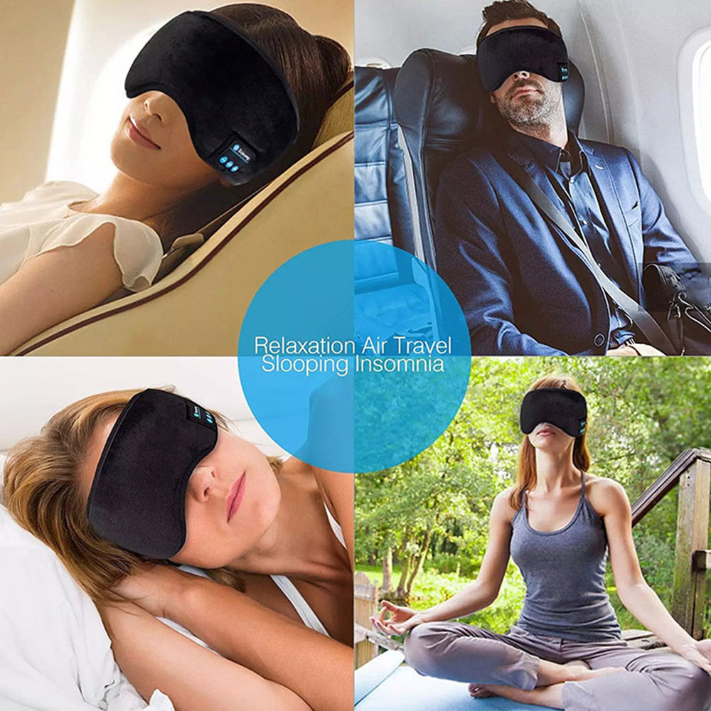 Product Title:
Bluetooth Sleep Mask with Headphones – RoHS Certified Wireless Eye Mask for Sleeping, Travel & Meditation – Built-In HD Stereo Sound & Adjustable Fit