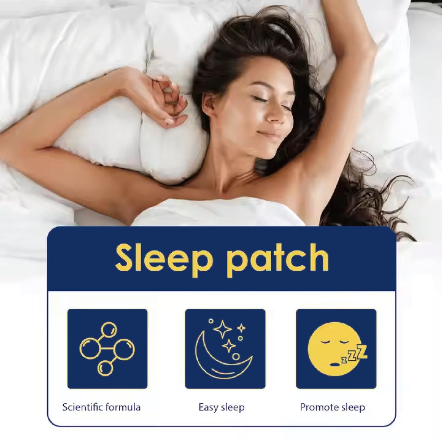 Sleep Aid Patches – Natural Sleep Support for Insomnia, Anxiety & Jet Lag | 48 Herbal Patches for Restful Sleep