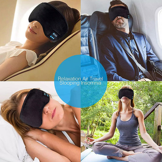 Product Title:
Bluetooth Sleep Mask with Headphones – RoHS Certified Wireless Eye Mask for Sleeping, Travel & Meditation – Built-In HD Stereo Sound & Adjustable Fit
